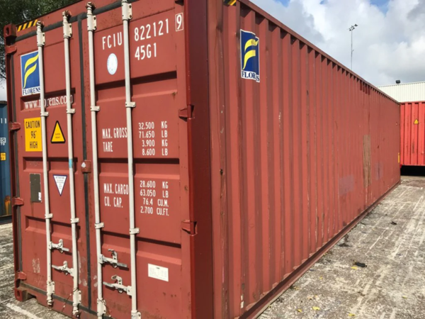 Gebrauchter 40-Fuß-High-Cube-Seecontainer
