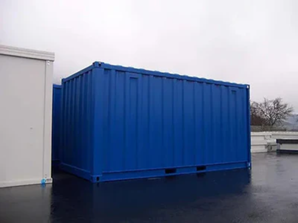 Neuer blauer Container – 15 Fuß Größe