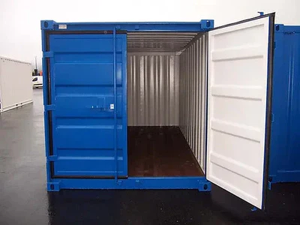 Neuer blauer Container – 15 Fuß Größe