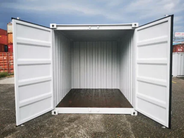 2555 10-Fuß-Container, weiß – neu, für die Seeschifffahrt