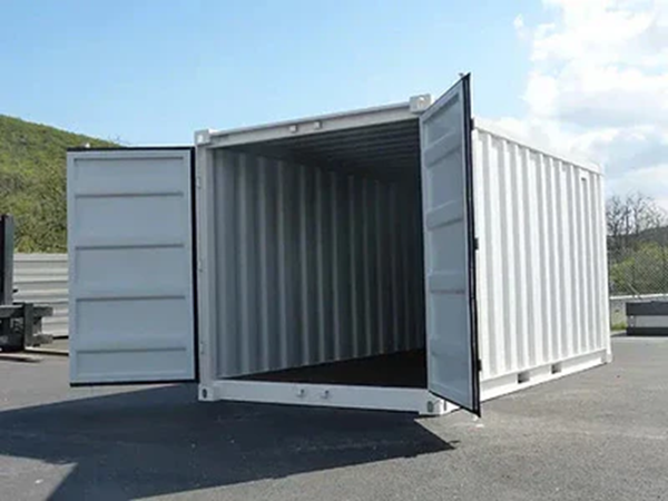 15 Fuß langer weißer Seecontainer – neu