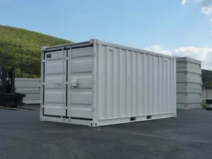15 Fuß langer weißer Seecontainer – neu