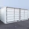 20 Fuß weißer Container mit offenem Seitenzugang
