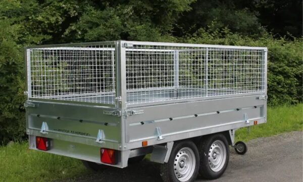 0000011 Leader 39560 Doppelachs-Kippanhänger, nutzbare Abmessungen: 253 x 147 x 30 cm