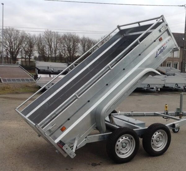 Lider Schwerlast-Kippanhänger, 1500 kg PTAC, neue Doppelachsen mit Bremsen