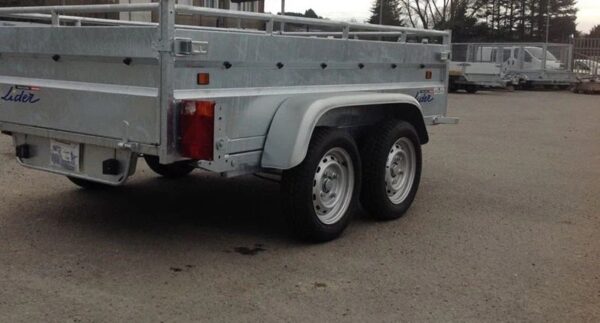 Lider Schwerlast-Kippanhänger, 1500 kg PTAC, neue Doppelachsen mit Bremsen