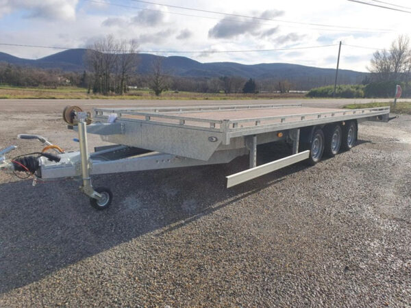 Feste Plattform + Rampen Boro ATLAS 6 m x 2 m 3500 kg 3 Achsen