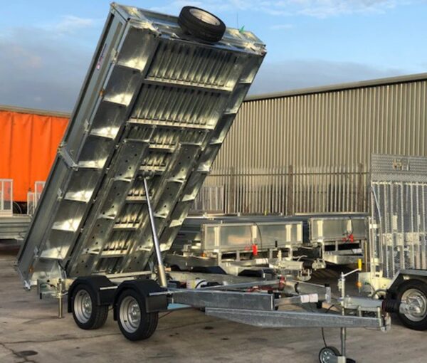 Indespension 2-Achs-Kippanhänger – 2700 kg zulässiges Gesamtgewicht