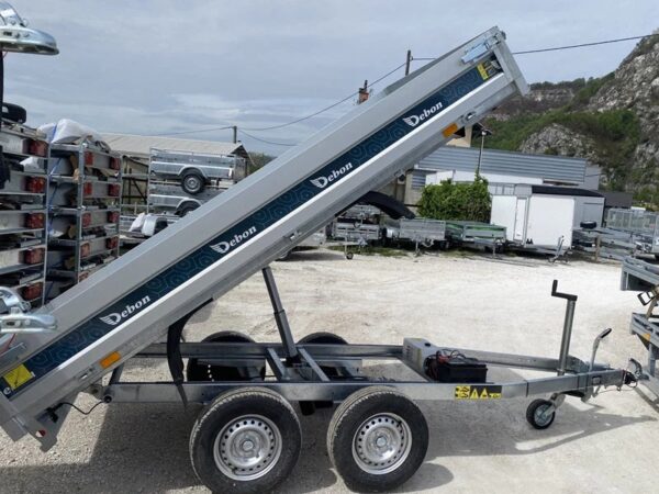 Hydraulische Kippmulde Debon PW 1.2 LUX 306 x 155 cm 2000 kg zulässiges Gesamtgewicht