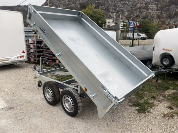 Lider 39600 hydraulischer Kippbehälter, 256 x 148 cm, 2500 kg zulässiges Gesamtgewicht